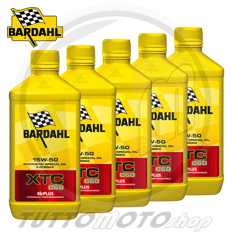 Motoröl Bardahl XTC C60 15W50 – 4 Liter + Ölfilter Für Leistungsstarke Motorräder